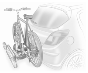 Le système de transport arrière (système Flex-Fix) permet de fixer des vélos