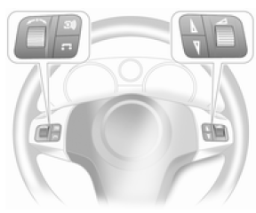 Opel Corsa. Commandes au volant