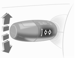 Opel Corsa. Clignotants de changement de direction et de file