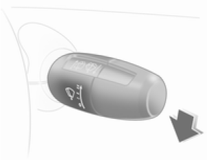 Opel Corsa. Position de maintenance de l'essuie-glace avant