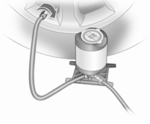 Opel Corsa. Véhicules avec kit de réparation des pneus dans la paroi latérale