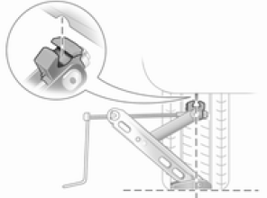 Opel Corsa. Changement d'une roue