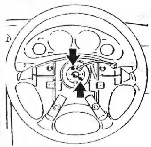 Opel Corsa. Vis de fixation de l'unite de contact