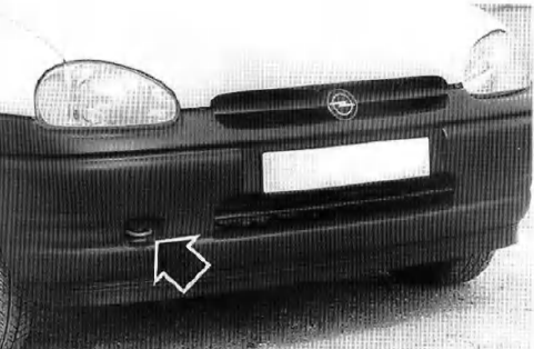 Opel Corsa. Remorquage