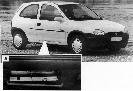 Opel Corsa. Identification