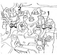 Opel Corsa. Reglages de la pompe d'injection