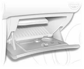 La boîte à gants est dotée :