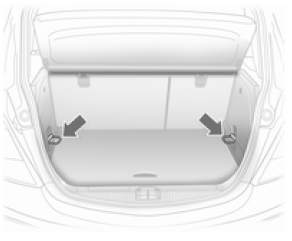 Les anneaux d'arrimage servent à sécuriser les objets pour éviter qu'ils ne glissent,