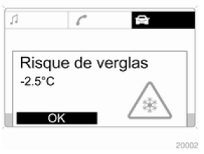 Sur les véhicules avec le Graphic-Info-Display ou le Colour-Info-Display, un