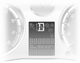 Le mode ou rapport sélectionné est indiqué sur l'affichage de transmission.