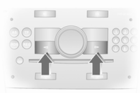 Sélectionner les options via les menus et les boutons de l'Infotainment System.