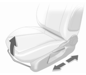 Tirer la poignée, déplacer le siège et relâcher la poignée.