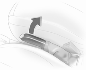 Serrer toujours le frein de stationnement sans actionner le bouton de déverrouillage.