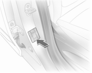 La plaque signalétique se trouve sur l'encadrement de la porte avant droite.