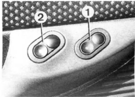 Commande de léve-vitrès électriques avant
