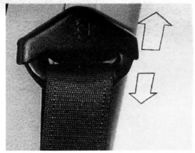 Réglage du point d'ancrage latéral d'une ceinture de