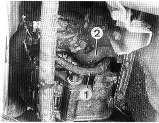 Raccord de graissage de la pompe à vide