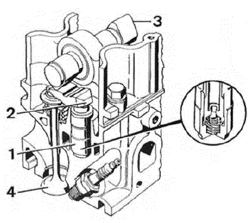 Poussoir hydraulique (moteur 8 soupapes).