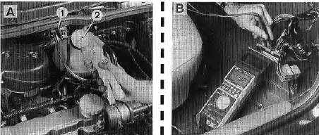 Controle du capteur de pression absolue à l'aide du multimêtre metrix